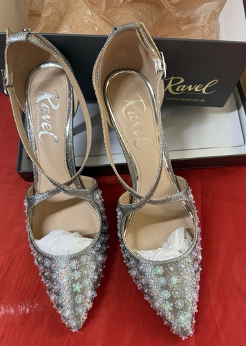 Ravel silver sequin cross - silver,