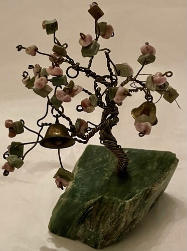 Bonsai tree vtg - brass, wire