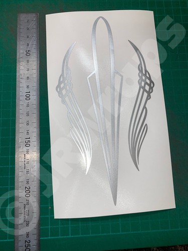 Pinstripe design stickers - pinstripe,
