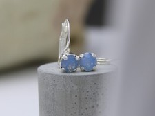 Soft Blue Opal Crystal Lever