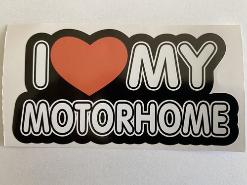 Love motorhome sticker - i,