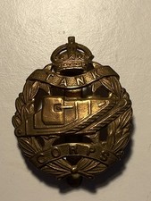 Tank Corps Cap Badge –