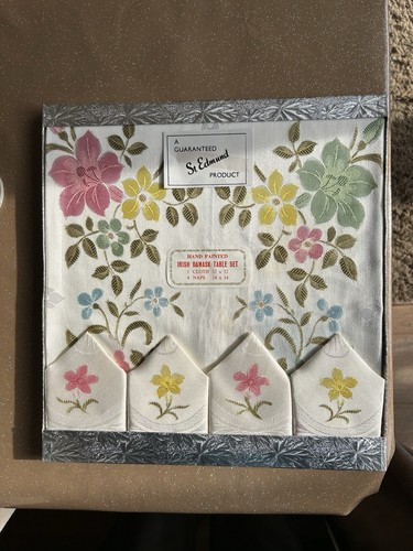 Vintage table cloth - table, set