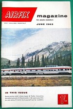 Vintage Airfix Magazine June 1963 Very Good Condition