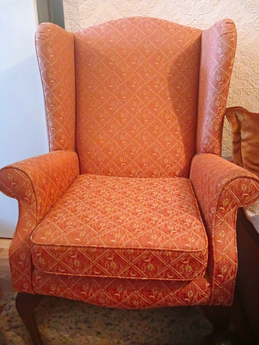 Vintage wingback armchair high - vintage,