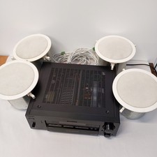 Sony STR-DB940 A/V Receiver DTS w/ 4 Tannoy Ceiling Speakers & 20' Wiring