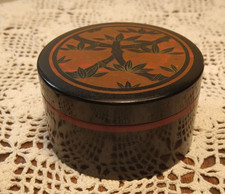 Vintage SS Black Lacquer Ware