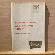 Belling Electric Heating And Cooking 1962-3 Belling Catalogue Price List