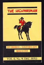 MANCHESTER The Highwayman Staff Journal City Engineer & Surveyors Dept Dec 1970