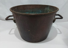 Antique Copper Cauldron  Large