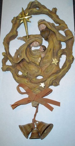Faux driftwood wreath plaque - faux,