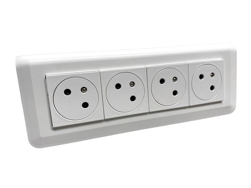 Four socket outlet legrand - four-socket, +