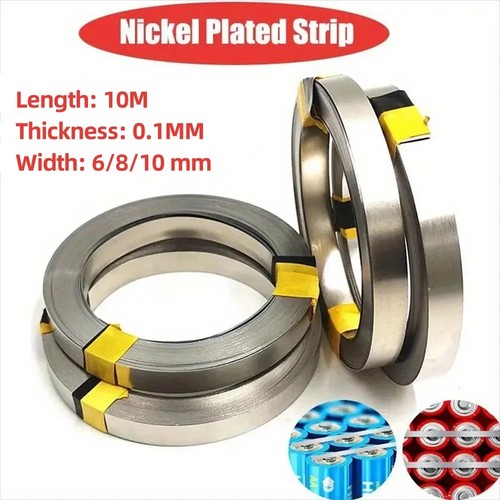 Nickel plated strip connector - plated,