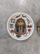 Bundle Of 2 Small , Egypt Theme ,  Tutankhamun Mask , Souvenir Fridge Magnets