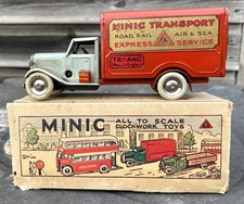 TRIANG MINIC PRE WAR  DELIVERY  VAN- No 21m- Tinplate- Clockwork