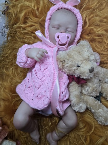 Newborn size matinee coat set - size,
