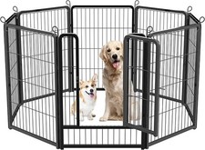 8 Panel Dog Playpen Metal Pet