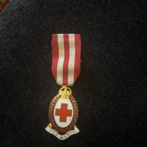 British red cross medal for - british,