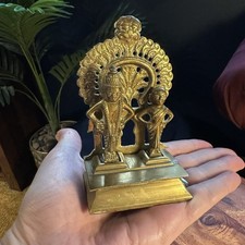 Vintage brass hindu idol - vintage,