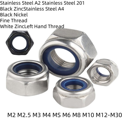 Nyloc nuts nylon insert - nuts,