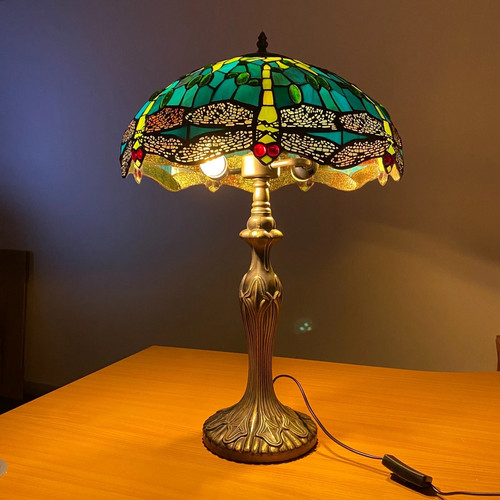 Tiffany table lamp - table, 16