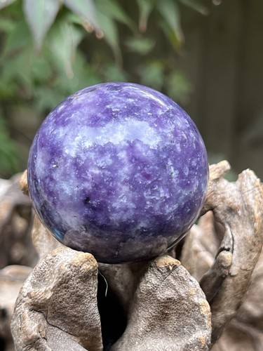 Lepidolite purple crystal ball - purple,