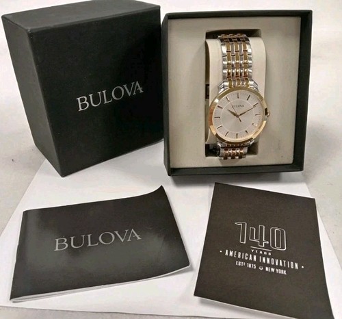 Bulova 98a117 men two tone - bulova, men's