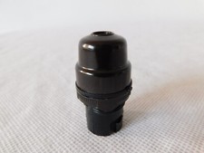 Ex RAF Vintage Bakelite B15 Bayonet Bulb Lamp Holder, Ref No: 10AE/1075951 [D4C]