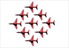 DIAMOND 9 RED ARROWS 800mm  -