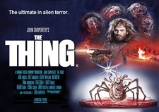 THE THING 1982 quad poster print 30x40"  John Carpenter Kurt Russell FREE P&P