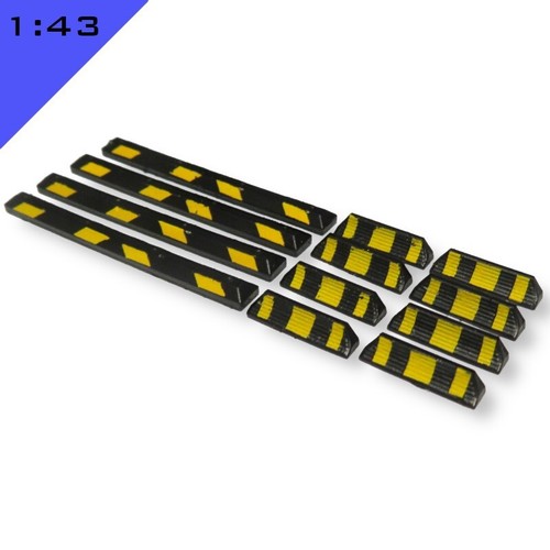 12x printed wheel stopper - printed,