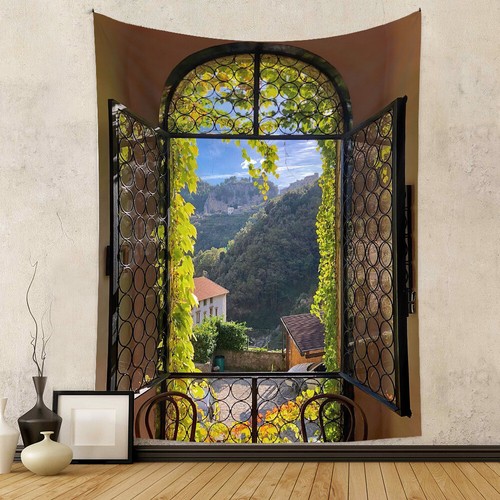 Window views03 tapestry - window,