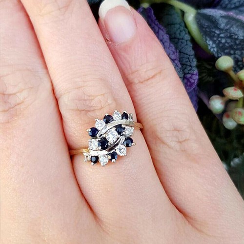 Round cut blue diamond - 1, ct