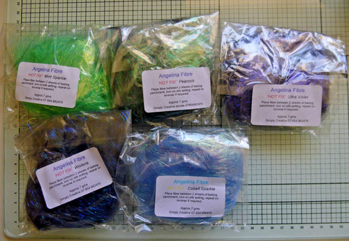Angelina fibres packs x - 5, 7g