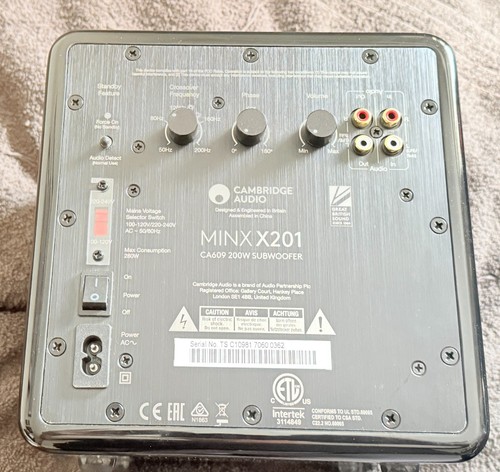 Cambridge audio minx x201 - cambridge,