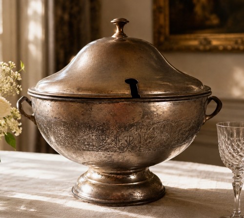 Large vintage silver plated - silver,