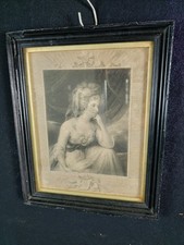 mezzotint portrait of a lady