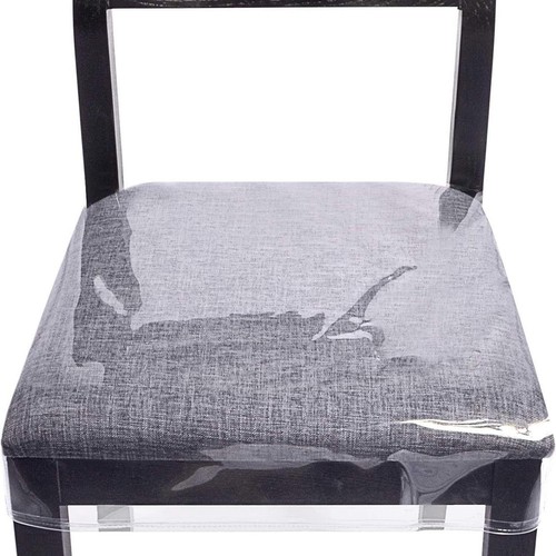 Transparent chair cover with - transparent,