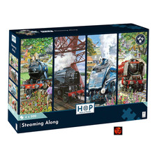 Steaming Along Steam Train