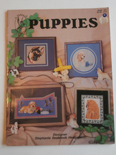 Counted cross stitch chart booklet Puppies Dogs Chow Spaniel Setter Rottweiler