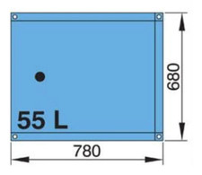 Vetus 55 Litre Flexible