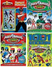 NEW x 4 POWER RANGERS activity