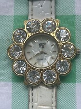 Yess Gold Tone Rhinestone