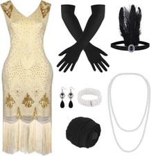 PLULON 1920s Dresses for