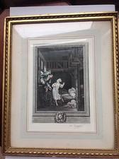 ANTIQUE FRAMED FRENCH