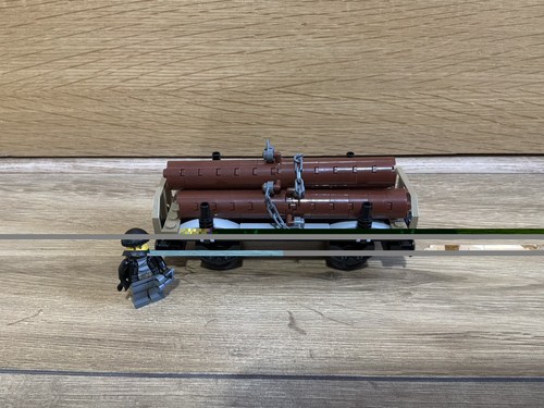 Lego train city cargo logs - train,