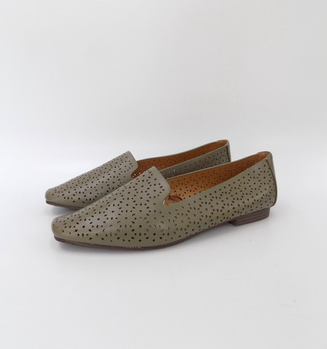 Green shoes flat - shoes, heel