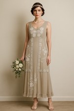 Nataya 3 Pc Dress Set Sm Beige