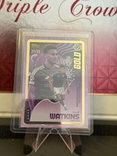Topps Gold Ollie Watkins 2024/25 Numbered 21/25 Aston Villa UCL