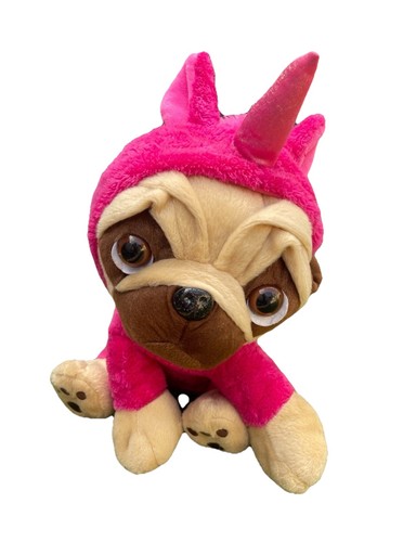 Large pug plush - plush, toy